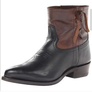 Frye Billy Cross Stitch Short Ankle Boot